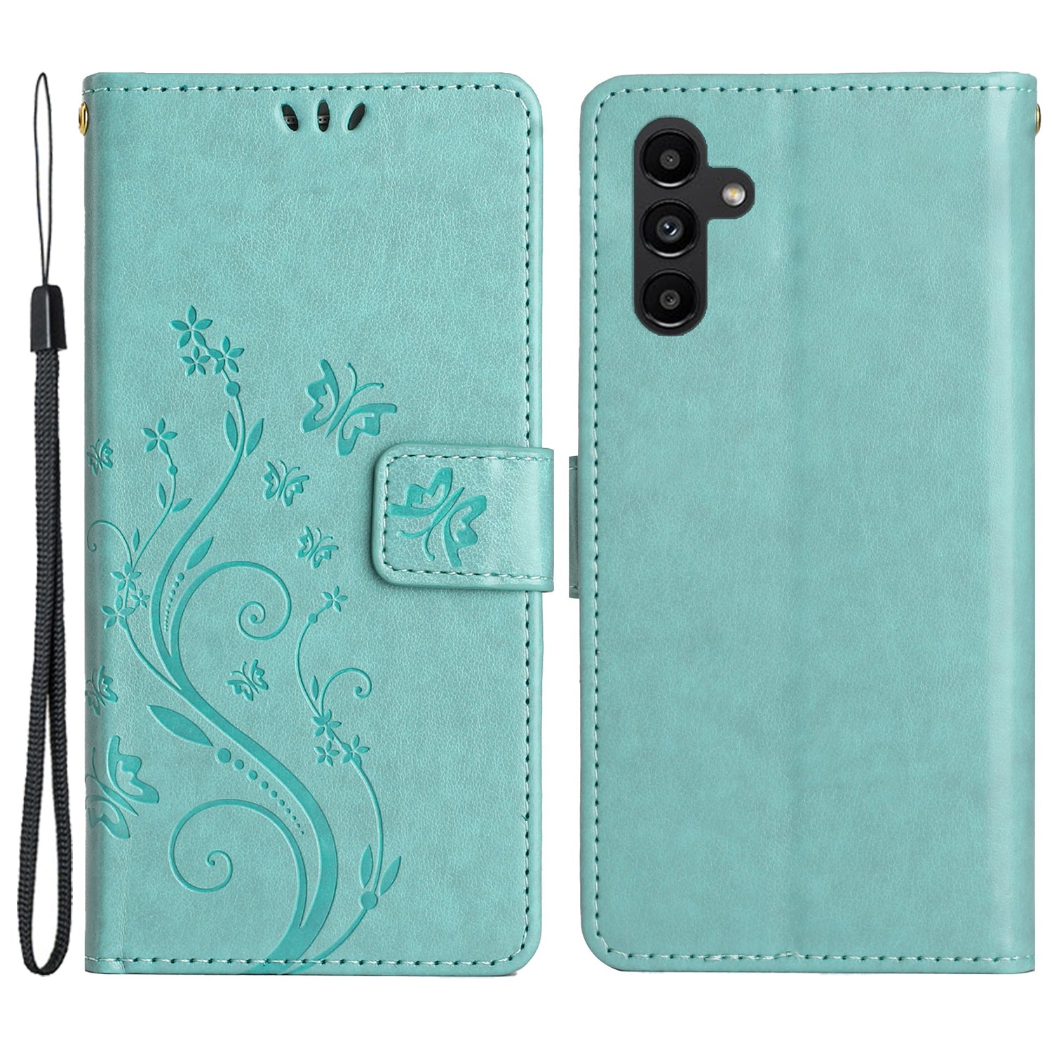 For Samsung Galaxy A54 5G Anti-drop Flower Butterfly Imprinted Flip Phone Cover Shockproof PU Leather Phone Case Wallet Stand For Samsung Galaxy A54 5G Anti-drop Flower Butterfly Imprinted Flip Phone Cover Shockproof PU Leather Phone Case Wallet Stand